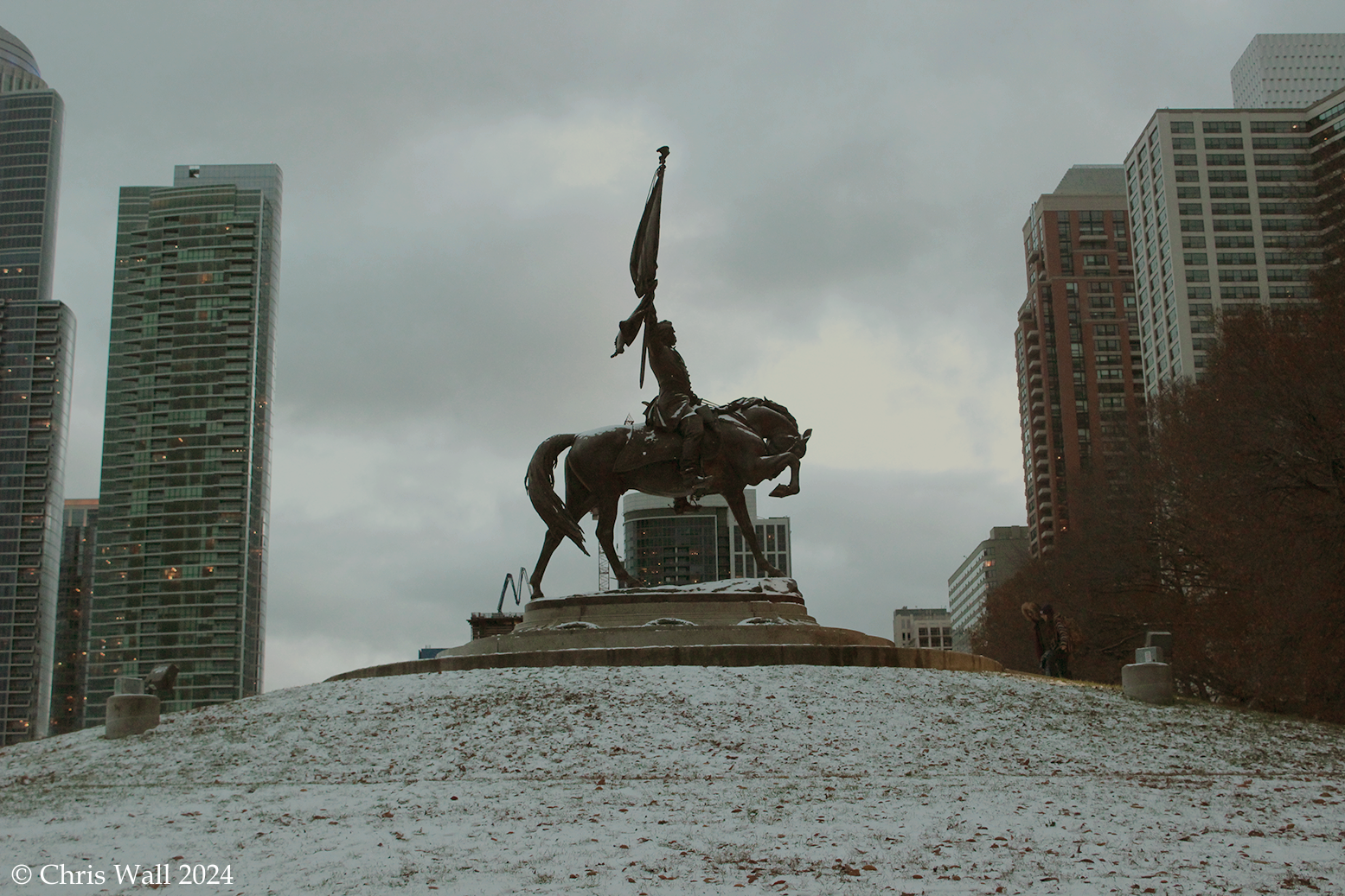 John Logan statue, Chicago